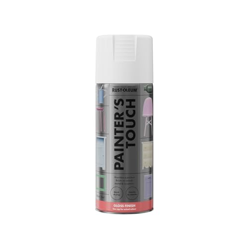 Rust-Oleum 400ml Painter's Touch Spray Paint - Gloss White,Packaging May Vary