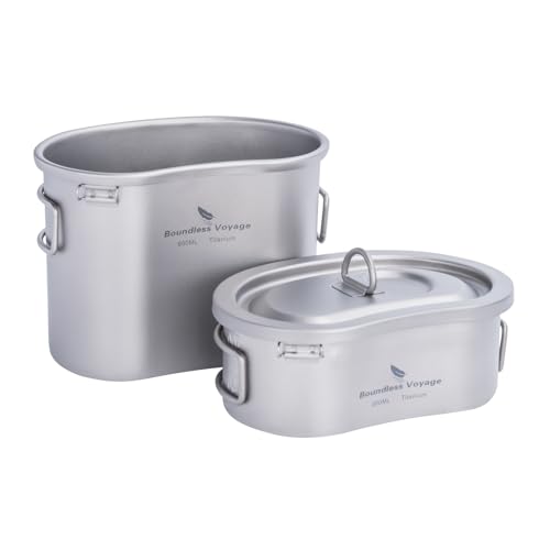 iBasingo Titanium Canteen Mess Kit