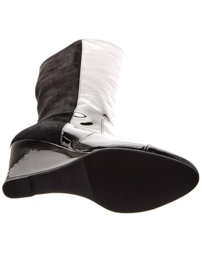 Stuart Weitzman Milla City Wedge Patent & Suede Knee-High Boot4
