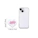 GINCEVHY 150 Pcs Love Heart Shaped Thank You Cards, 2.36 x 2.76 Blank Notecards For Handwritten Message, Greeting Cards For Wedding, Baby Shower, Small Business, All Occasion