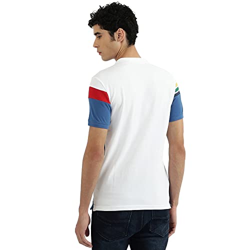 Image of UNITED COLORS OF BENETTON Men's Striped Regular Fit T-Shirt
