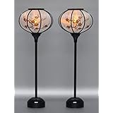 コードレス ぼんぼり 「平成2号（黒）」 雪洞(LED) 33cm 雛人形 道具