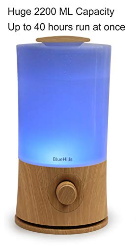 BlueHills Premium 2000 ML 2 Liter XL Extra Large Essential Oil Diffuser Aromatherapy
