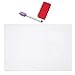 STOBOK kit lavagna magnetica lavagna bianca cancellabile a secco messaggio a3 adesivi per aula ufficio cucina frigorifero frigorifero 3 pezzi adesivi a3 + penna casuale + gomma casuale