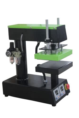 Máquina de prensa térmica neumática 15cm x 20cm 110V 220V miniatura 2