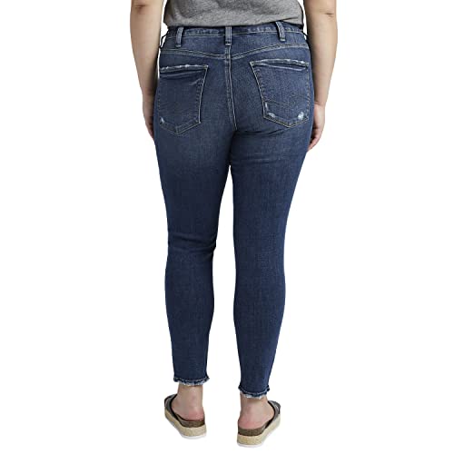 Silver Jeans Co. Women's Plus Size Avery High Rise Skinny Jeans3