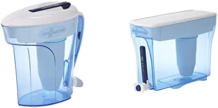 ZeroWater 12-Cup and 23-Cup 5-Stage Water Filter Pitcher and Disp...