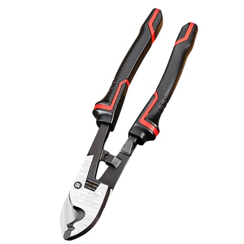 Cesoia per cavi in lega di acciaio ad alte prestazioni silenziosa per il taglio di spogliatura di materiali spessi Strumento professionale per elettricista multifunzionale Cesoia per cavi