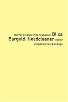 Headcleaner: Text Fur Einsturzende Neubauten/Text for Collapsing New Buildings 3931126129 Book Cover