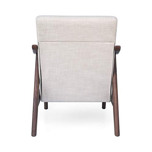 Sillón Aurora Moderno Beige Tela miniatura 6