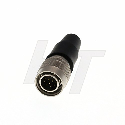 Conector circular macho 12 pines HangTon HR10A miniatura 1