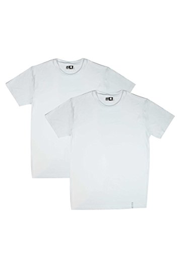 RBX Active 2-Pack Men's Crew Neck Undershirts White S