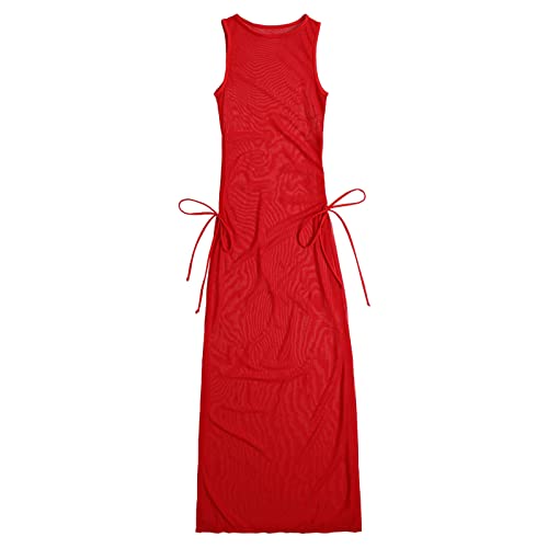 Strandponcho dames chiffon: doorzichtige bikini cover up strandjurk - sexy transparante strandjurk lange mesh jurk… - Image 4