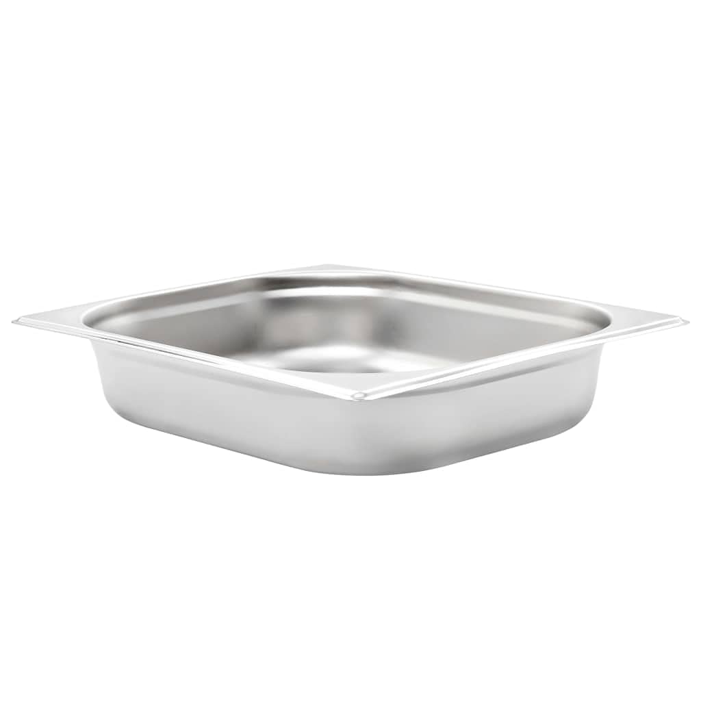 Gastronorm - Recipientes de acero inoxidable GN 1/2 65 mm, 4 unidades