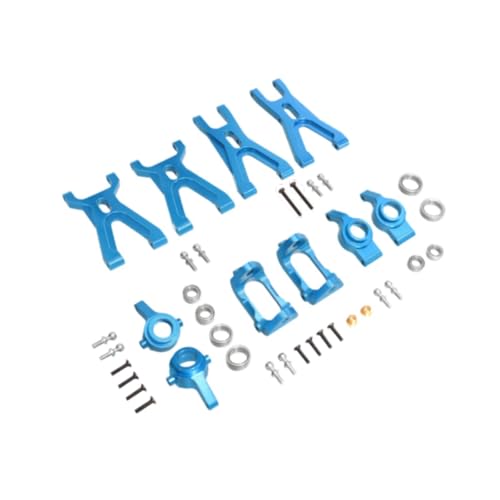 DYNWAVE Swing Arm Steering Cup Kit with Bearing RC Car Accessories Easy Installation 1/18 C Steering Cup for A969 A979 A959 Supplies, Blue