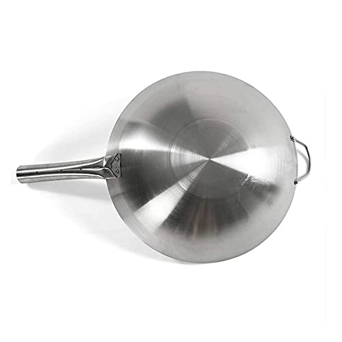 Wok de Hierro Chino, Fondo Plano 36cm y 38cm miniatura 4