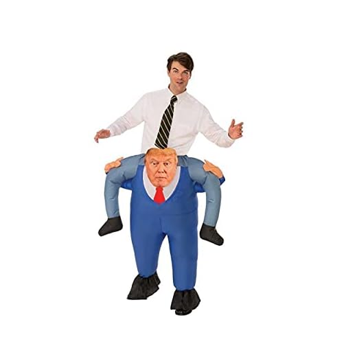 Rubie's unisex adult Inflatable Presidential Piggyback Sized Costumes, As Shown, One Size US