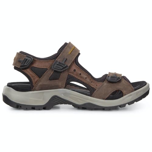 Image of ECCO Men's Yucatan outdoor offroad hiking sandal, Espresso /Cocoa Brown /Black, 45 EU (US Men's 11-11.5 M)