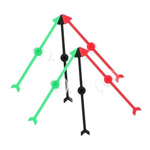 CHILDWEET 6 Stück Plattenspieler Spinner Pfeile