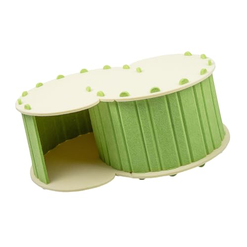 LOXGO Cats Cave Felted Kittens Play Tube Pet Tunnel for Cats Natural Felted Pet Cats Cave for Playfulness Pet