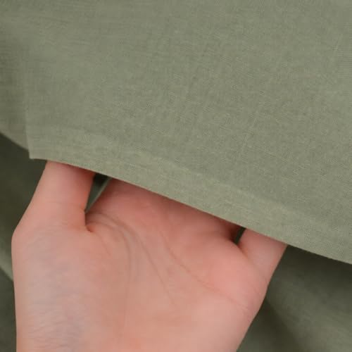 Image of Soimoi Green Solid 60 * 60's Cotton Cambric Fabric by 3 Yards, 56 Inch Wide Light Weight Material Suitable for Kurtis, Blouses, Kids Clothing, Tunics, Dresses and Summer Apparel