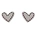 Agatha Ruiz de la Prada Sterling Silver pink heart post earring. This product is only for teenagers 13 and older.