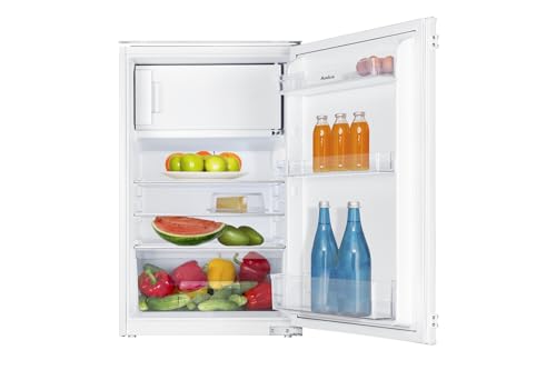 Amica Einbau Kühlschrank mit Gefrierfach für 88 cm Nische Schlepptür-Technik elektronische Steuerung Inverter Kompressor Tür-Offen-Alarm
