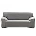 Scorpiuse Stretch Sofa Cover 1-Piece Polyester Spandex Fabric 3 Cushion Couch Slipcover Grey