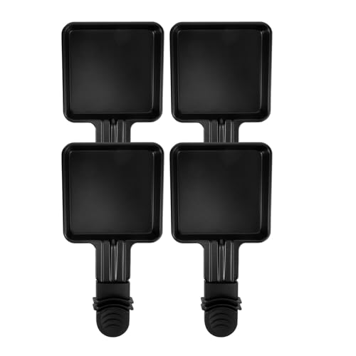 Mini poêle à raclette portable en acier inoxydable lot de 4 - 2