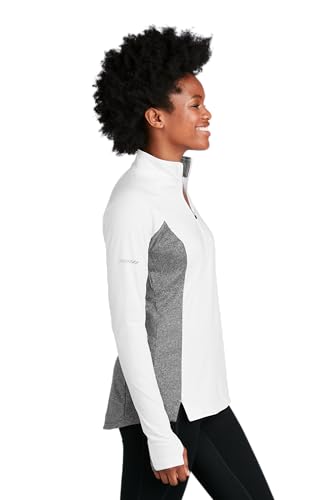 SPORT-TEK Women's Sport-Wick Stretch Contrast Quarter Zip Pullover2