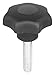 Star Grip Knob, M10, Ext, 0.78, 2.36, 2.48, L