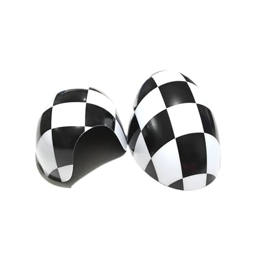 �A���_�[�~���[�J�o�[�Z�b�g �h�A ���A �r���[ �~���[ �J�o�[ �X�e�b�J�[ �J�[ �X�^�C�����O �f�R���[�V���� Mini Cooper One S JCW F56 F55 2014-2019 �ɓK���B(Grid)