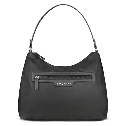 bugatti Mare 2.0 – Bolso grande de bandolera para mujer, ligero y elegante, color negro