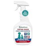 Stain & Strong Odor Eliminator, Enzyme Cleaner, Pet Odor Eliminator for Home - Carpet Stain Remover for Cats & Dog Pee - Urine Destroyer - Carpet Cleaner Spray Clear
