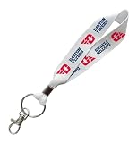 Dayton Flyers Officially Licensed 6-Inches Long Cloth Keychain Lanyard