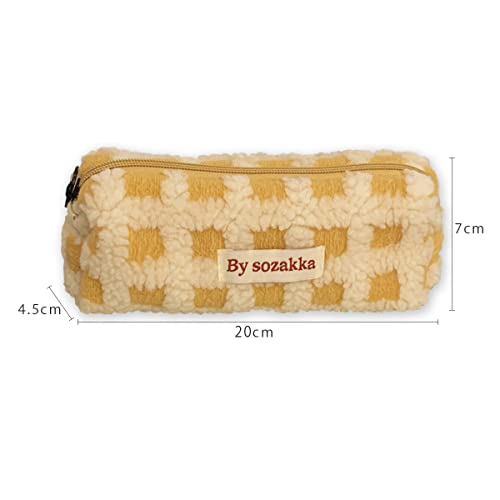 ronsila『ボアワッフルペンケース』