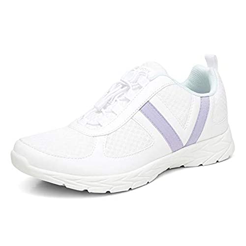 Vionic Women's Brisk Maren Leisure Sneakers - Supportive Walking Shoes That Include Three-Zone Comfort with Orthotic Insole Arch Support, Medium and Wide Fit