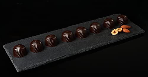 Patchi Ballotin Dark Chocolate Gift Box (1lb) Pack of 1 - Great for Holiday Gifting - Signature Truffles Assorted Gourmet Chocolates Box - All Natural Ingredients