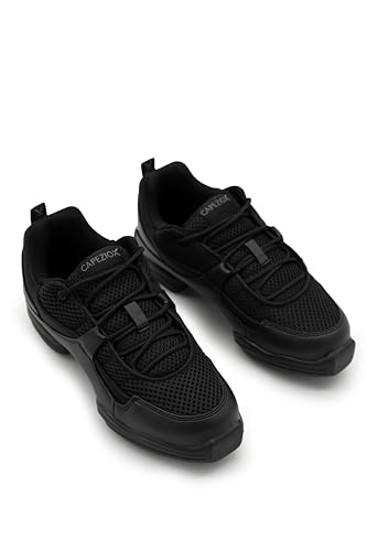 Capezio Women's DS11 Fierce Dance Sneaker,Black,6 M US