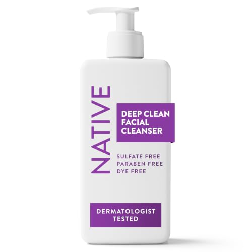 Native Deep Cleansing Facial Cleanser, for Oily to Combination Skin, Sulfate Free, with Salicylic Acid and Eucalyptus, Dermatologist Tested, 12.5 FL Oz - image 1