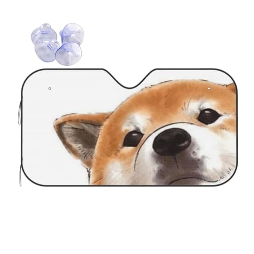 Amazon | 車用サンシェード 柴犬 いぬ 犬柄 シバイヌ アニメ