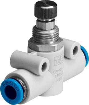 Festo 193970 GR-QS-8 One Way Flow Control Valve
