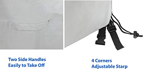 2 Pk - Simplehouseware Patio Lounge Deep-Seat Sofa Cover, 32 X 39 X 29 Inches #TOP4