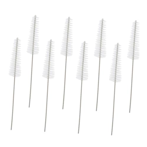 WOFASHPURET 8Pcs Cleaning Tools Nylon Brushes for Vent and BTE Tube Cleaning Portable and Compact Design for Non Slip Handle for Comfortable Use