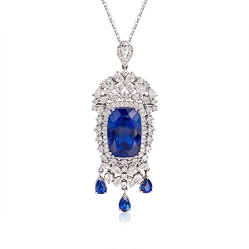 Collier pendentif zircon pour femmes et bijoux de banquet chic