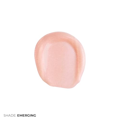 Image of FAE Beauty Peptide Hydrating & High Shine Tinted Lip Gloss (12gm) | With Passionfruit Oil & Argireline to Smoothen, Even, and Soften Lips | Non Sticky | Vegan | Shade Emerging | Transparent Shimmery Rose Gold Gloss