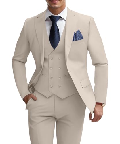 Men's Slim Fit 3 Piece Suit Set
