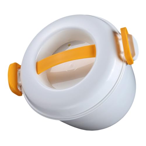 MUELODSIC 電子レンジ対応耐熱プラスチック製マルチ炊飯器 大容量 簡単調理 米 パスタ 野菜 お粥対応 家用多機能ライスクッカー