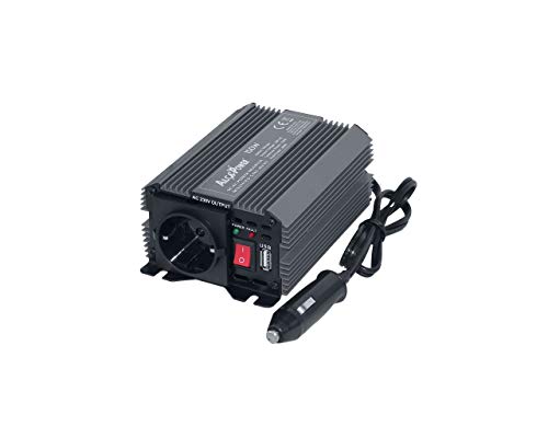 Alcapower Irs150-12 Inverter Di Tensione By President 150W 12V-230V, Sinusoide Modificata, Porta Usb, 150 W, 12 V, Nero