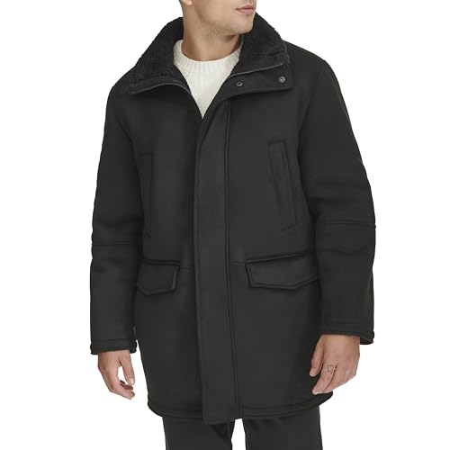 Image of DOCKERS Men's Faux Shearling Walking Coat